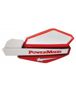 Star Handguards Honda Red/White