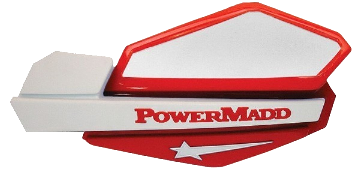 Star Handguards Honda Red/White