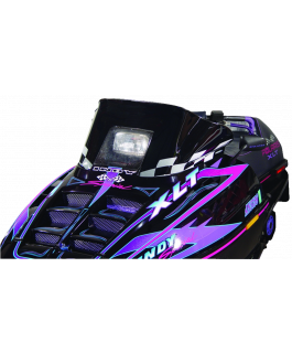 Cobra Std Low 10.5 Blk/Wht Polaris