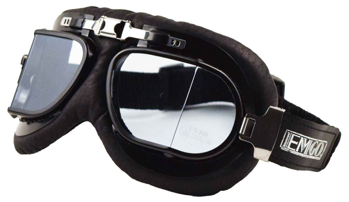 Classic Goggle Black Leather