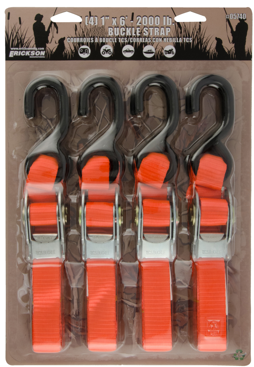(4)1 X6' 2000 Lb Sportsman Tie-D Hunter
