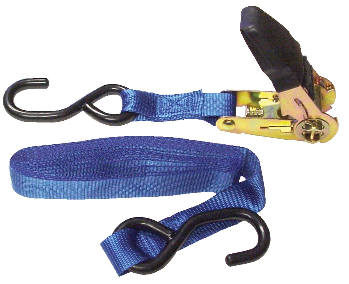 (4) 1 X10' 1200 Lb Rubber Handle Ratchet
