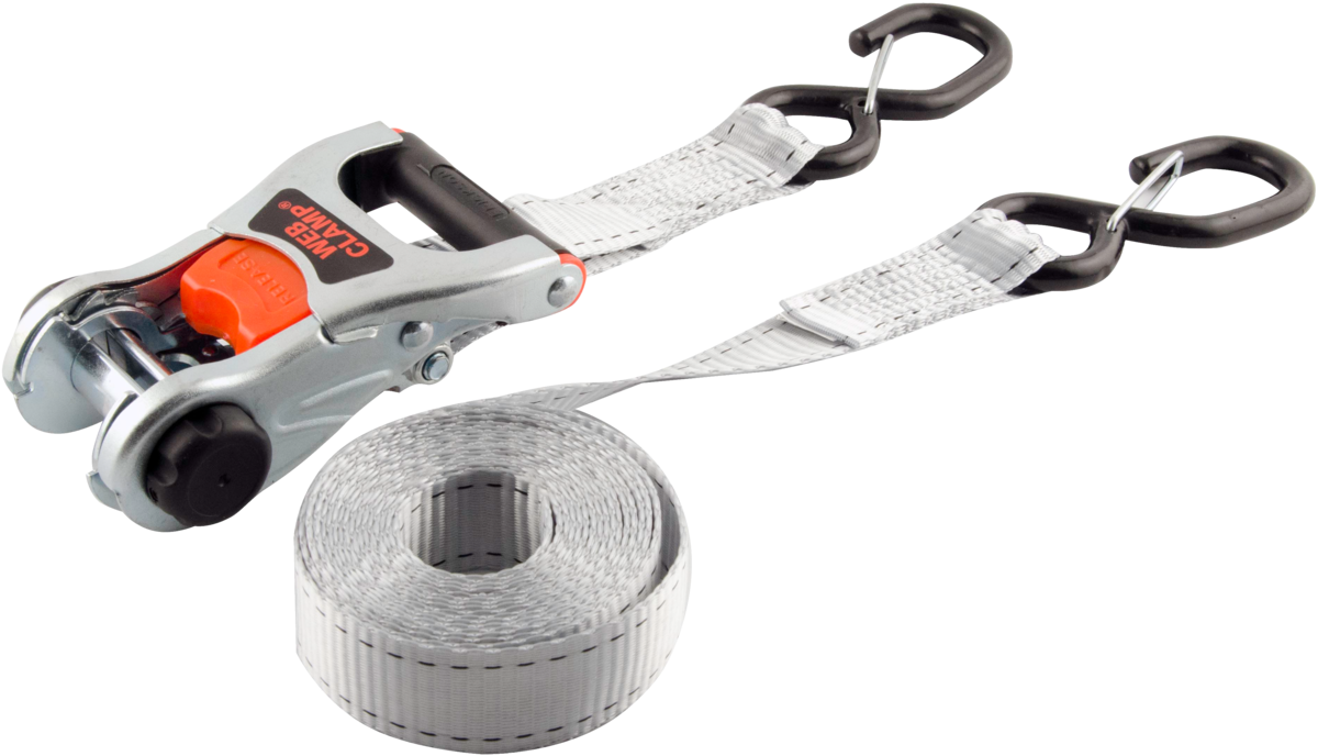 (2)1.25 X12' 2000 Lb Deluxe Ratchet Tie-