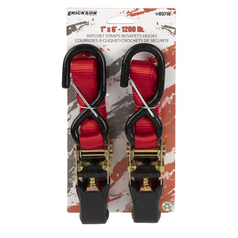 (2) 1 X6' 1200 Lb Hd Motorcycle Strap W/