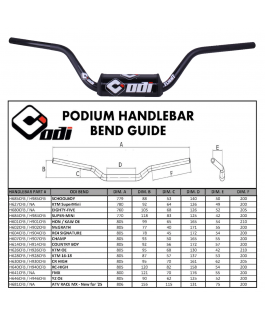 Flight 1-1/8 Bars Atv Mx Race Blk