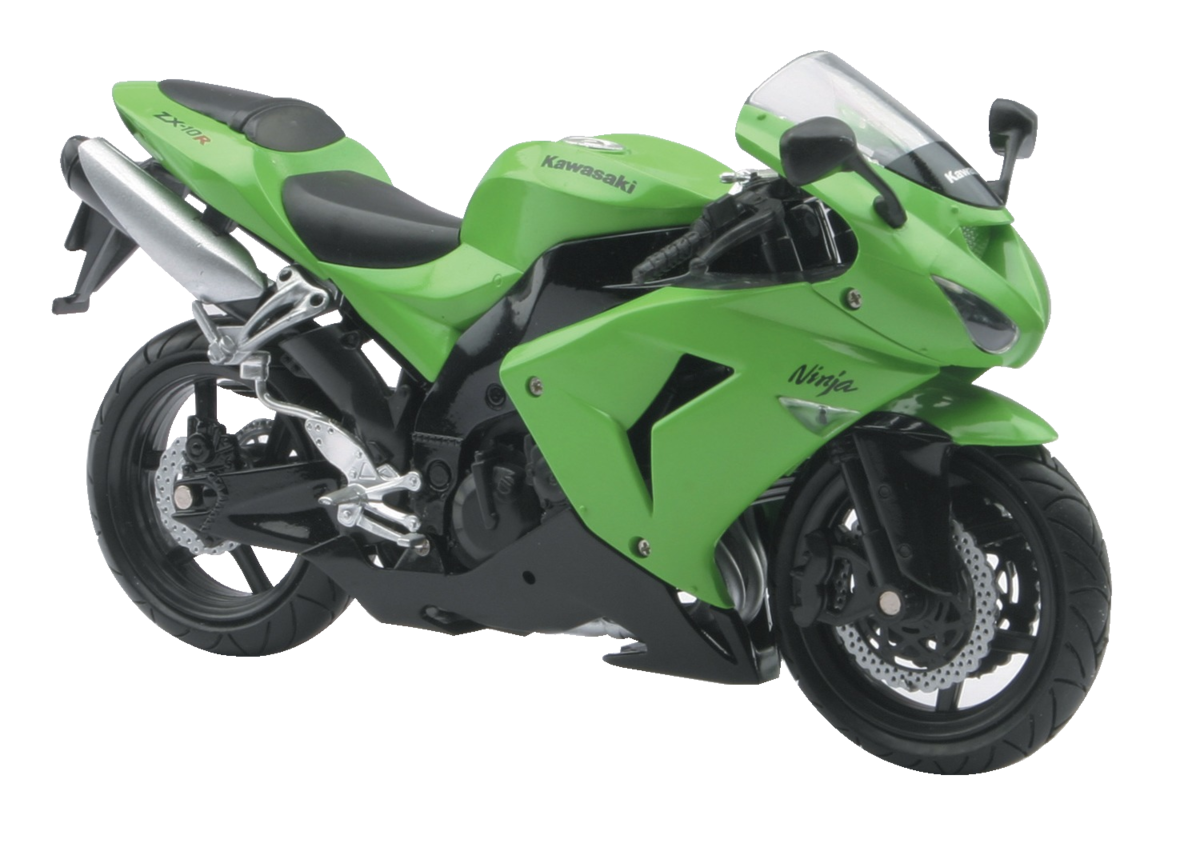 1:12 Kaw Zx-10R Sport Bike Grn
