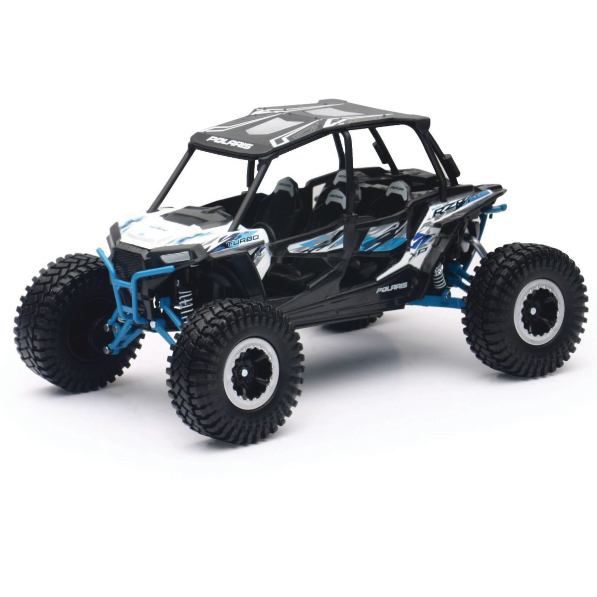 1:18 Polaris Rzr Xp4 Rock Crawler Wht