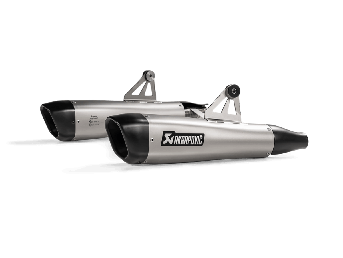 Bonneville T100 17-20 Titanium Slip-On