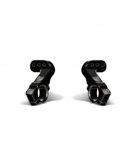 Ultra Crm Handguard Clamp Set 7/8 Black