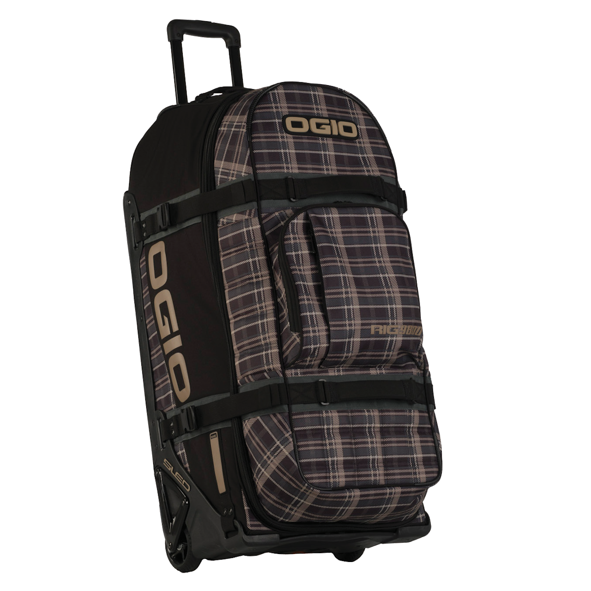 Rig 9800 Wheeled Bag Plaidely Tan/Blk