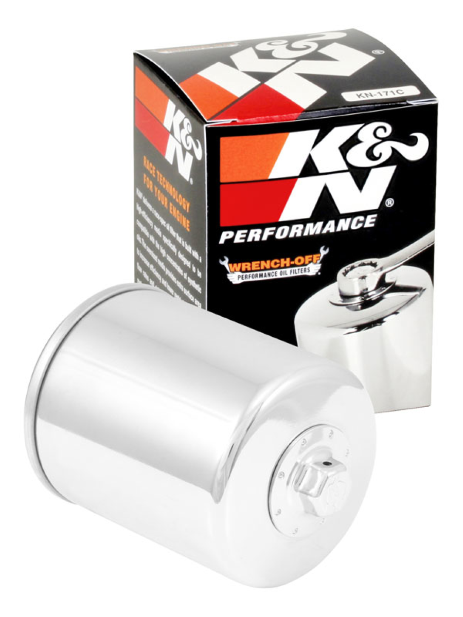 K&N Oil Filter 63731-99 Chrome