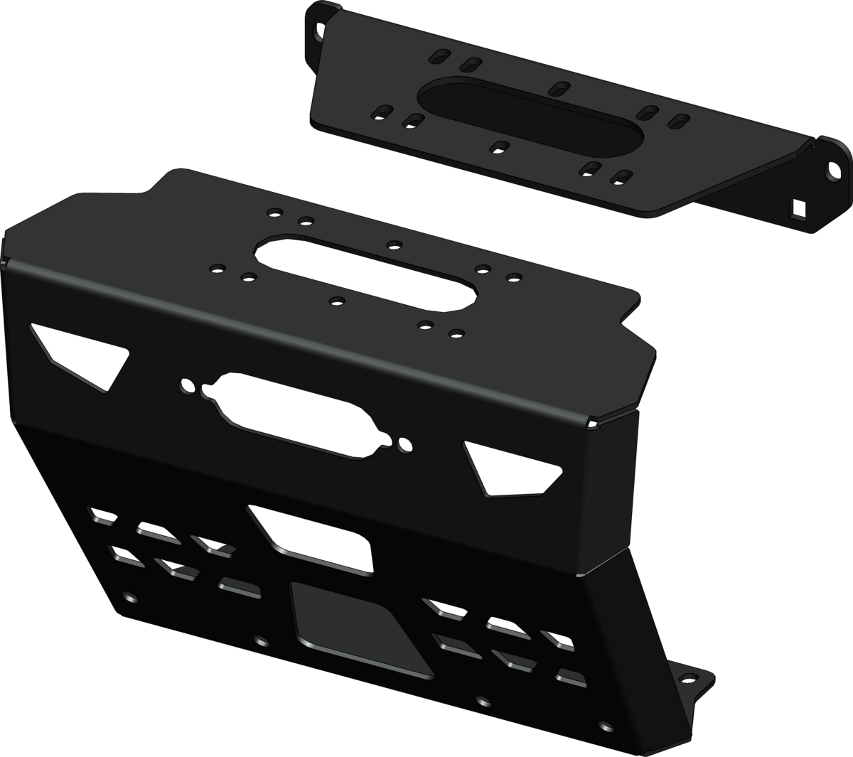 Kfi Utv Winch Mount Ranger 1000 (20-26)
