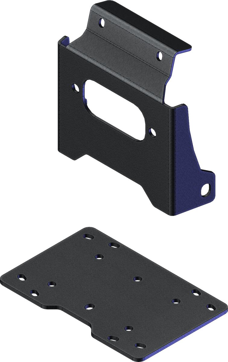 Kfi Atv Winch Mount Trx250 Recon (07-26)