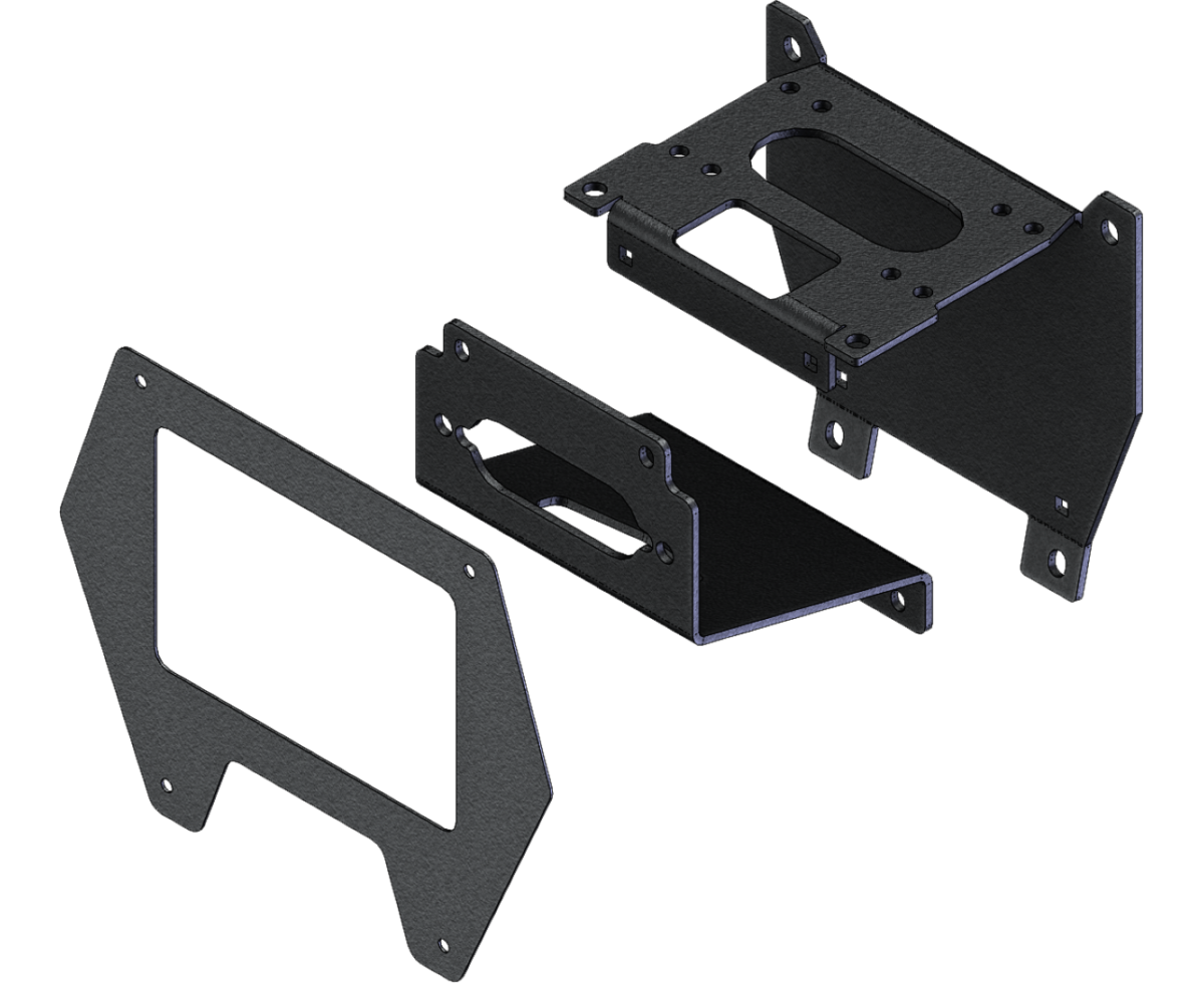 Kfi Utv Winch Mount Rzr Pro R/S (22-26)