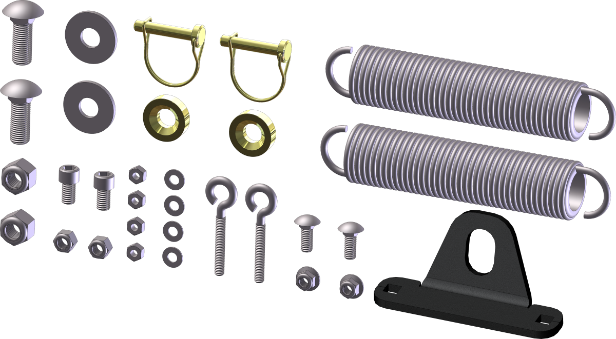 Atv Push Tube Hardware Kit