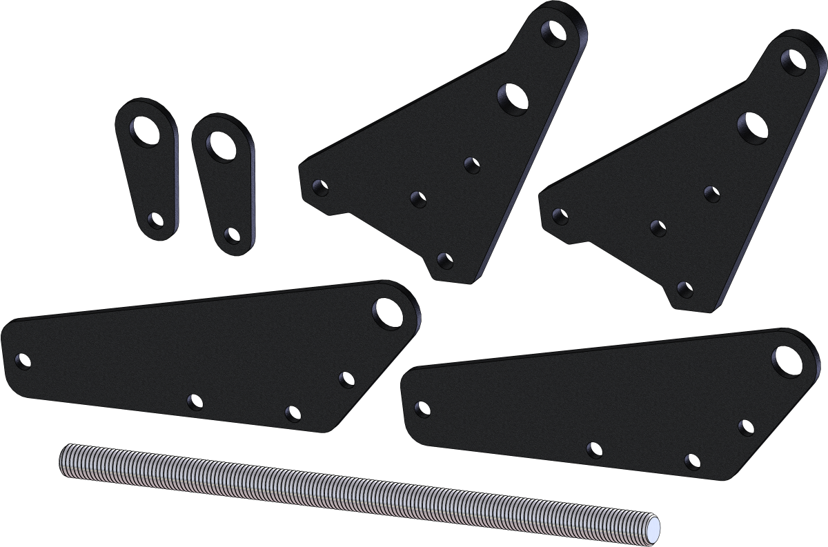 4'' Utv Plow Tube Leveling Kit