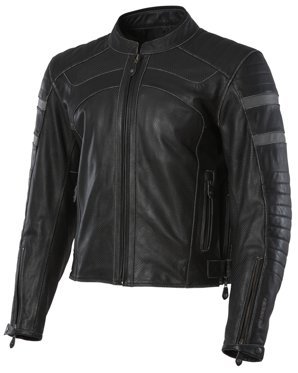 Long Beach Lth Jckt Blk S