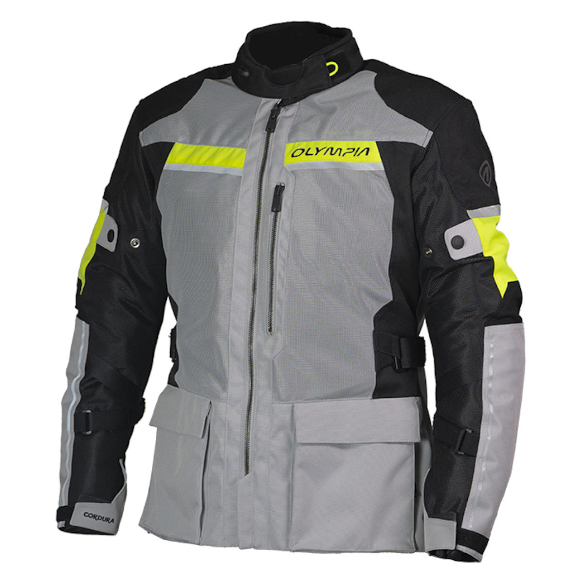 (L) Dakar 4 Jckt Lt Grey Hi-Viz Xs