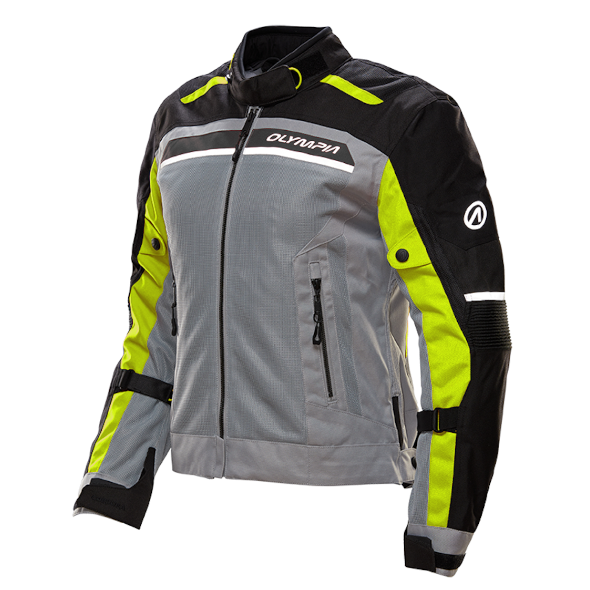 (L) Airglide 7 Jckt Lt Grey Hi-Viz Xs