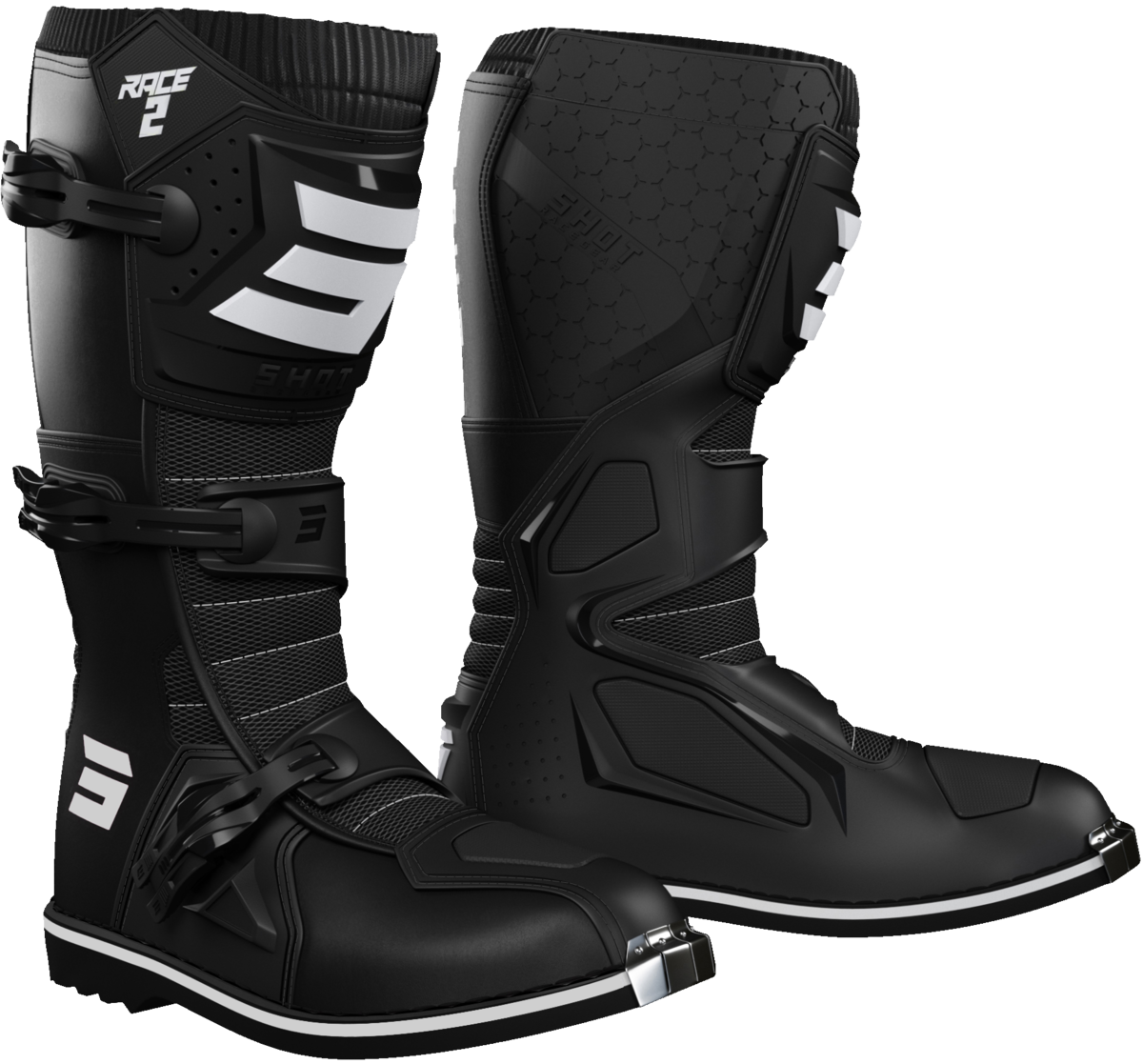 Race 2 Mx Boot Blk 43 (10)