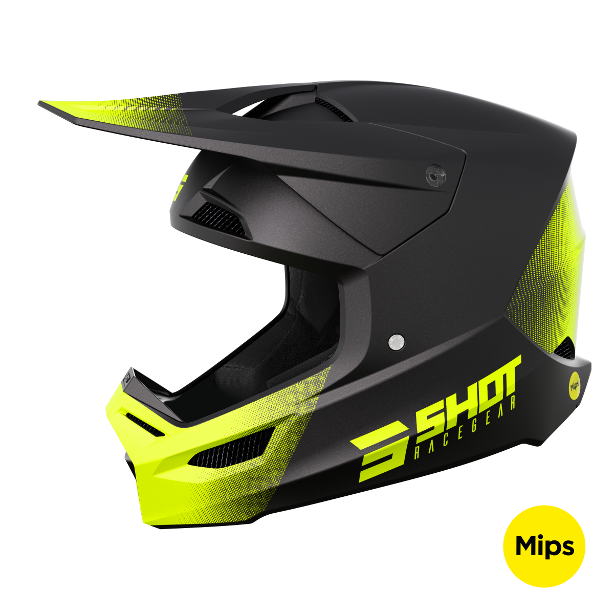 Race Raw Matt Blk Fluo S (Ece)