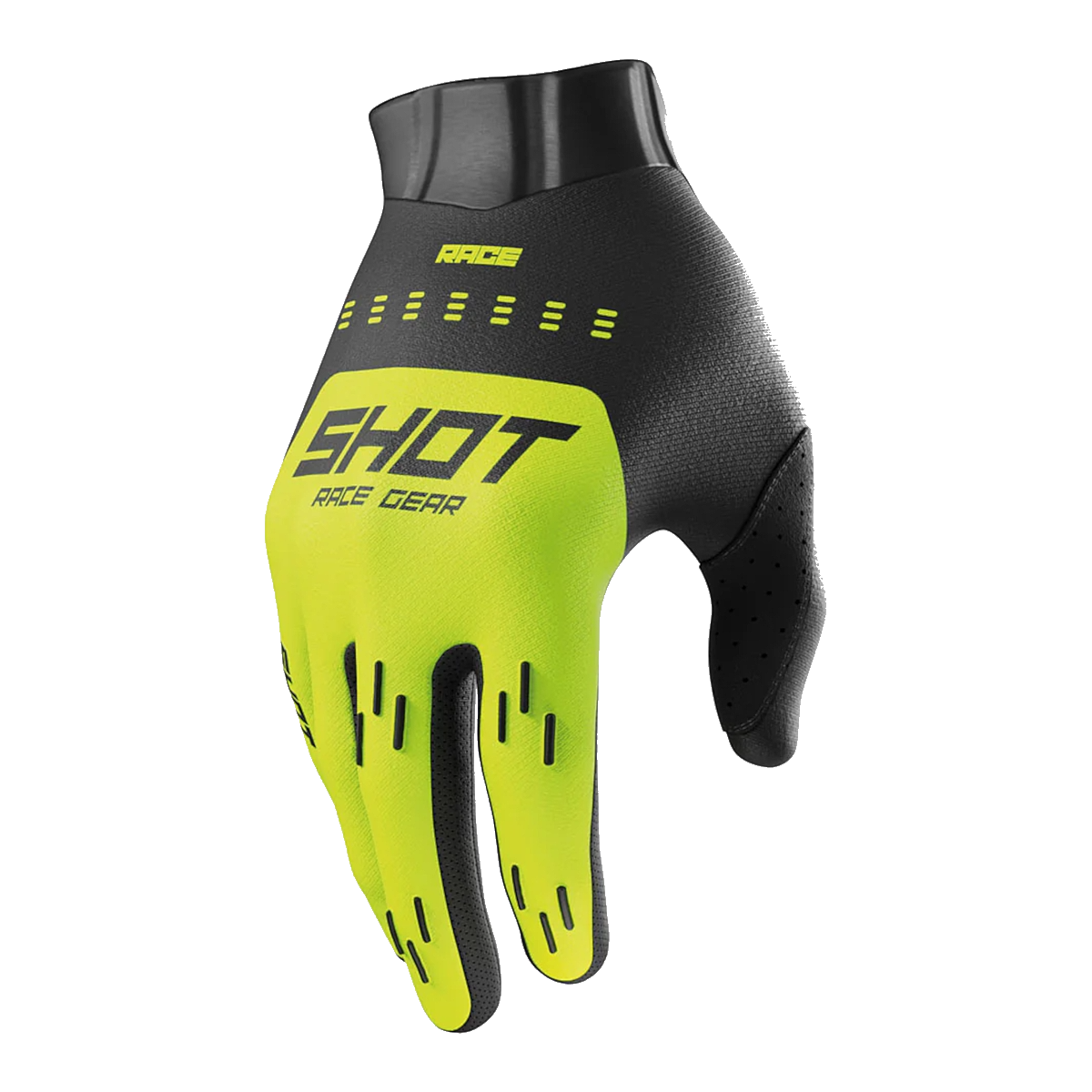 Race Evo Kid Glv Neon Yel 4/5