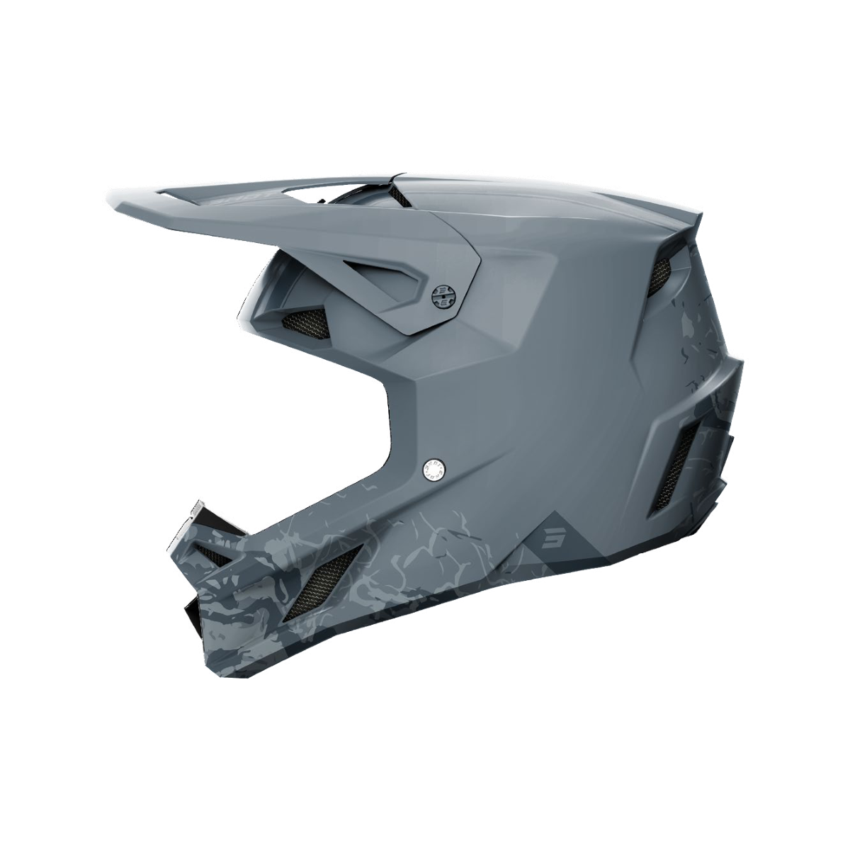 Helm Speed Battle Grey Matt Md