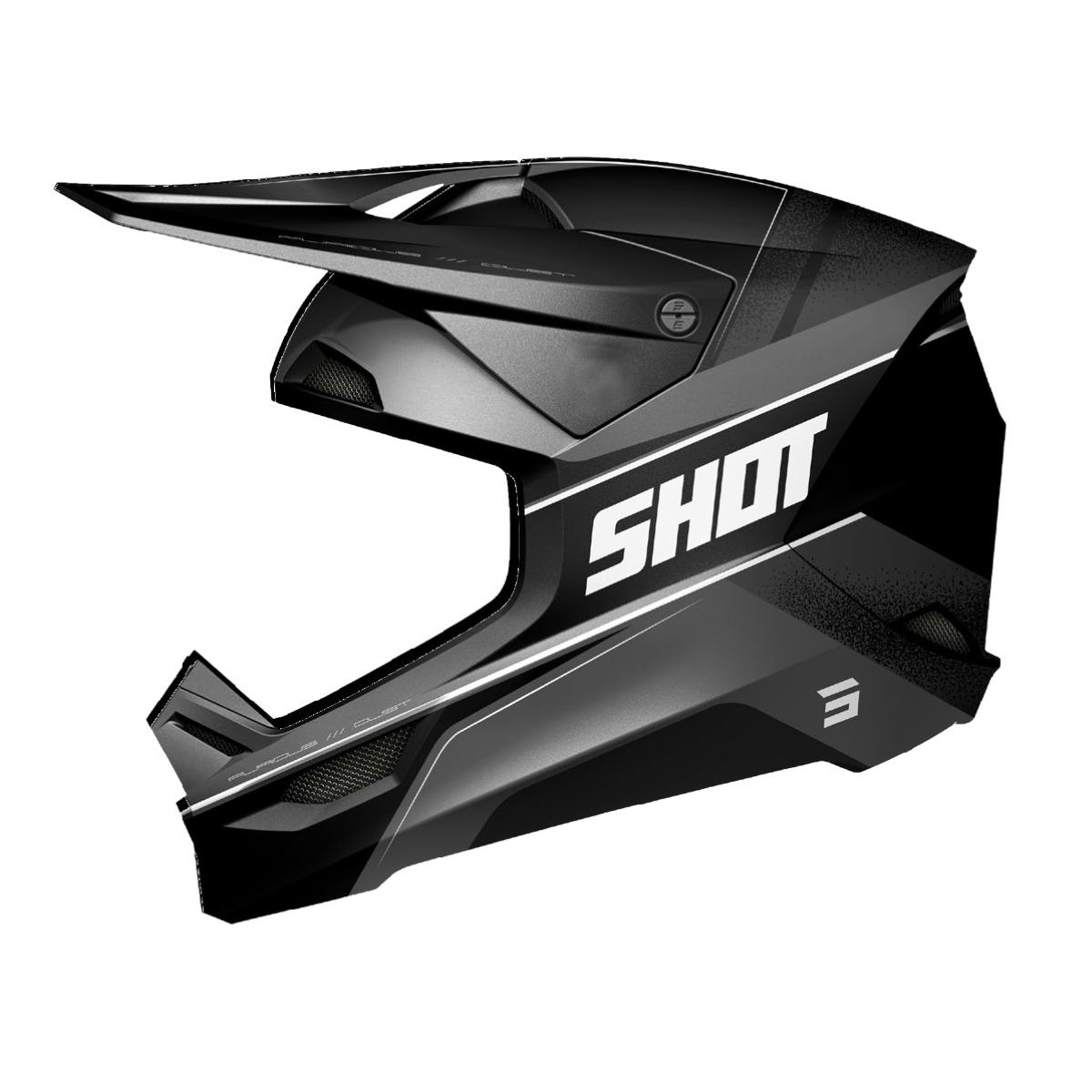 Helm Furious Dust Blk Mat Sm