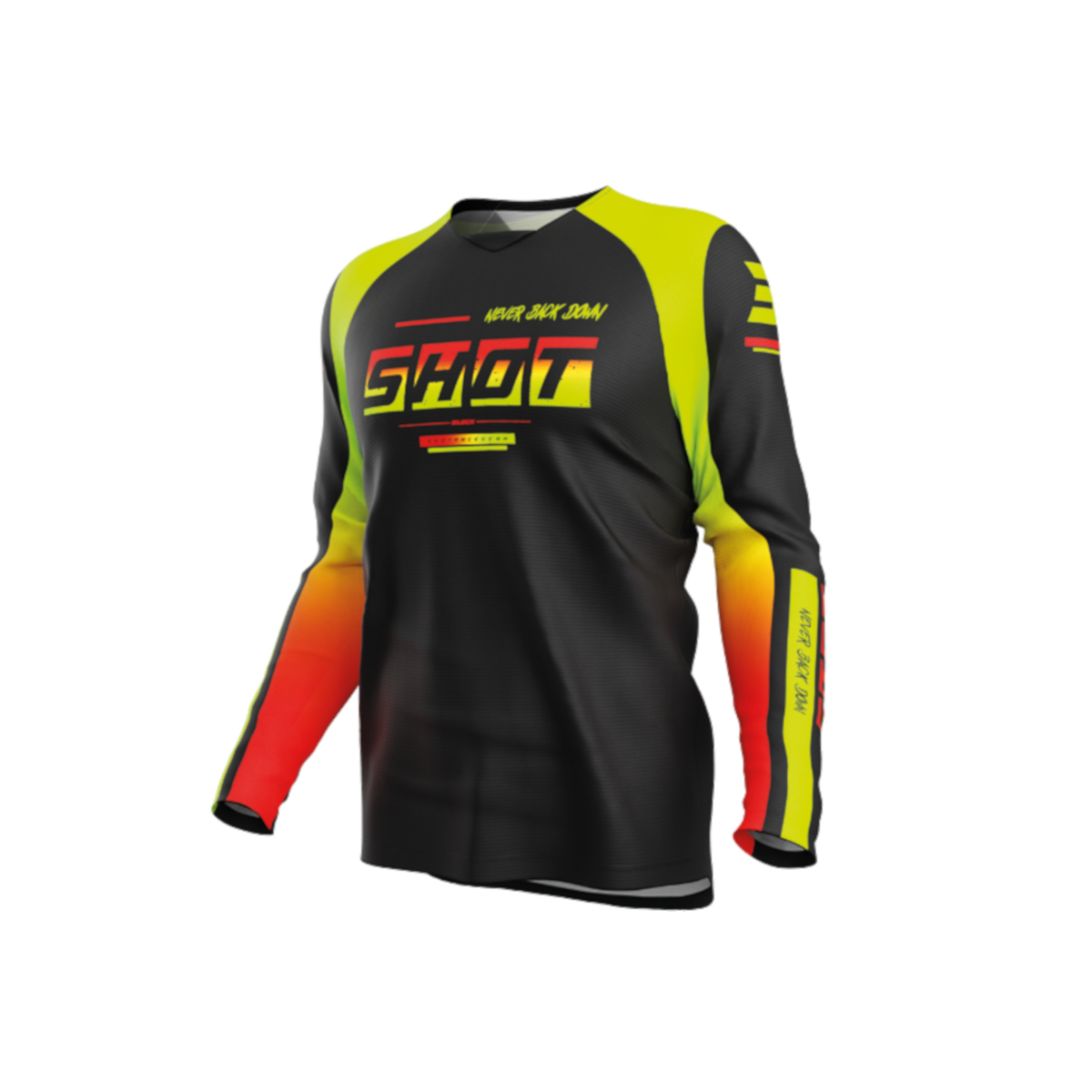 Devo Jsy Block Neon Yel M