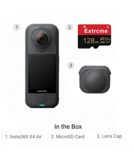 X4 Air Camera + Mem Card + Lens Cap