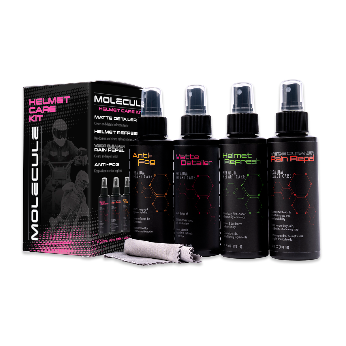 Molecule Matte Helmet Care Kit