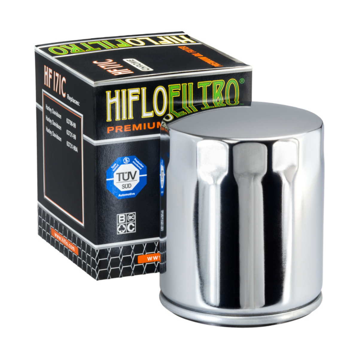 Hf171C Hiflo Oil Filter Chrome 63731-99