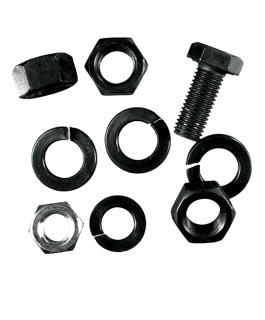 12Mm Brass Nut & Bolt Set