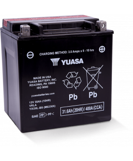 Yix30L-Bs Hp Agm Yuasa Battery