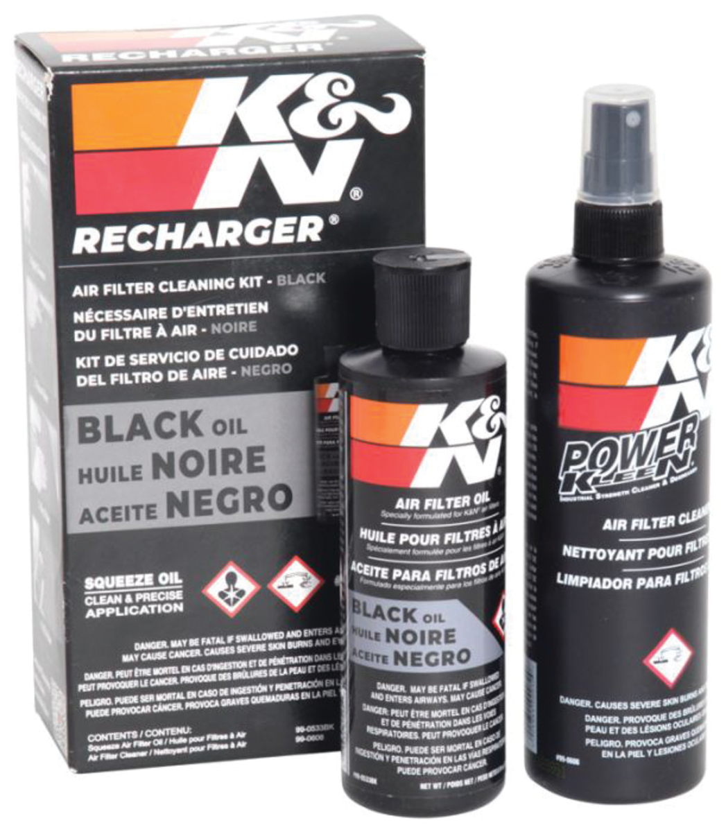 Recharger Kit; Squeeze Oil- Black