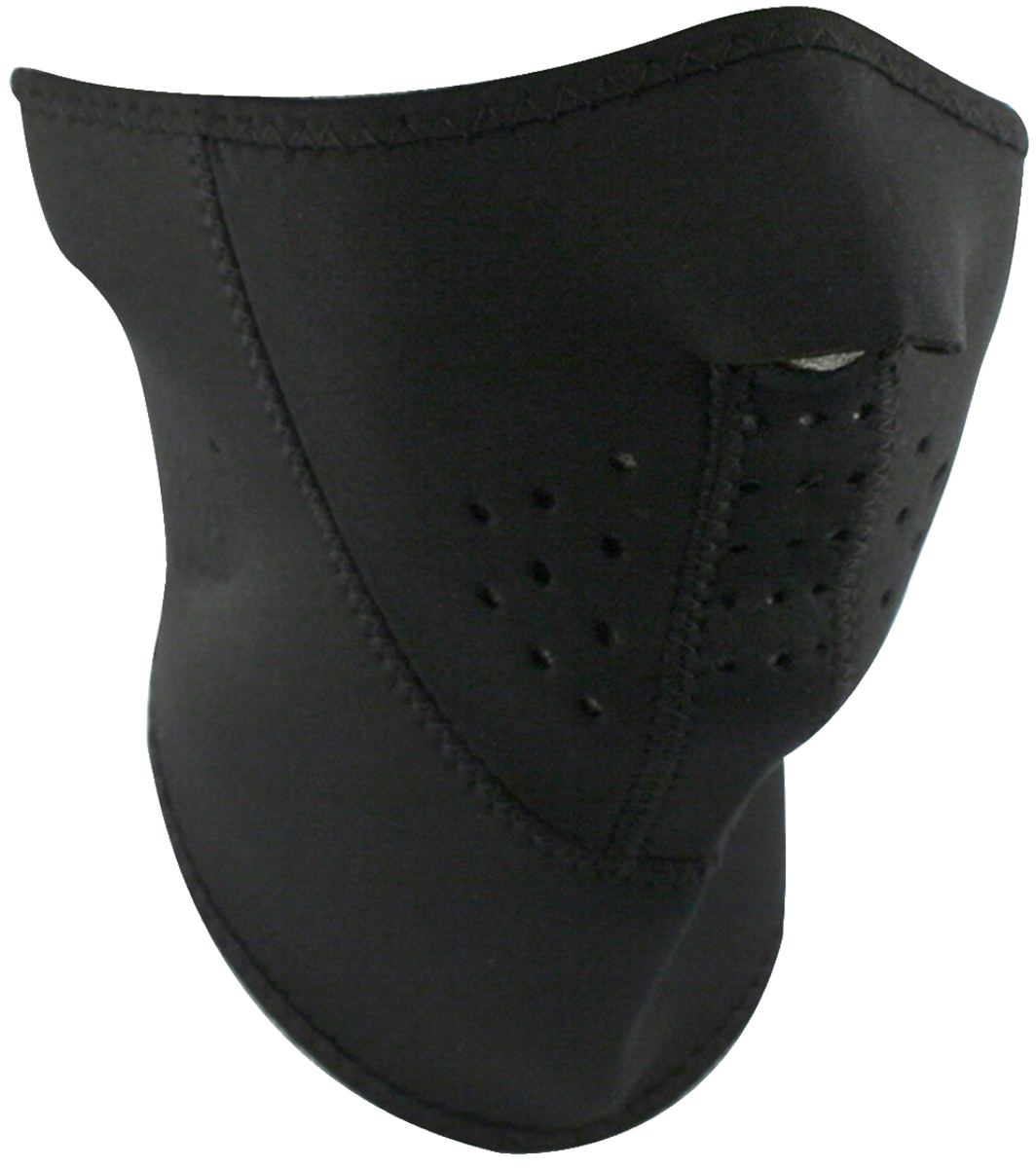 Half Mask 3-Panel Black
