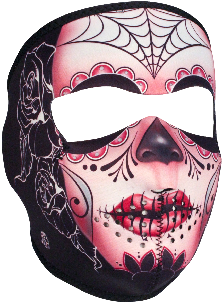 Full Mask Neoprene Sugar Skull