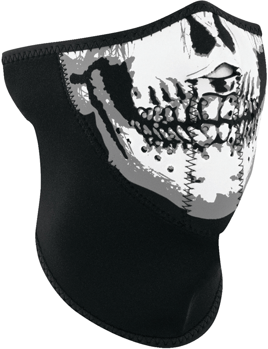 3 Panels Half Mask Neoprene Skull Face