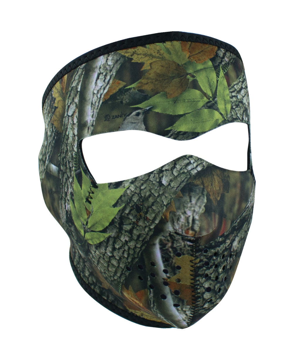 Full Mask Neoprene Forest Camo