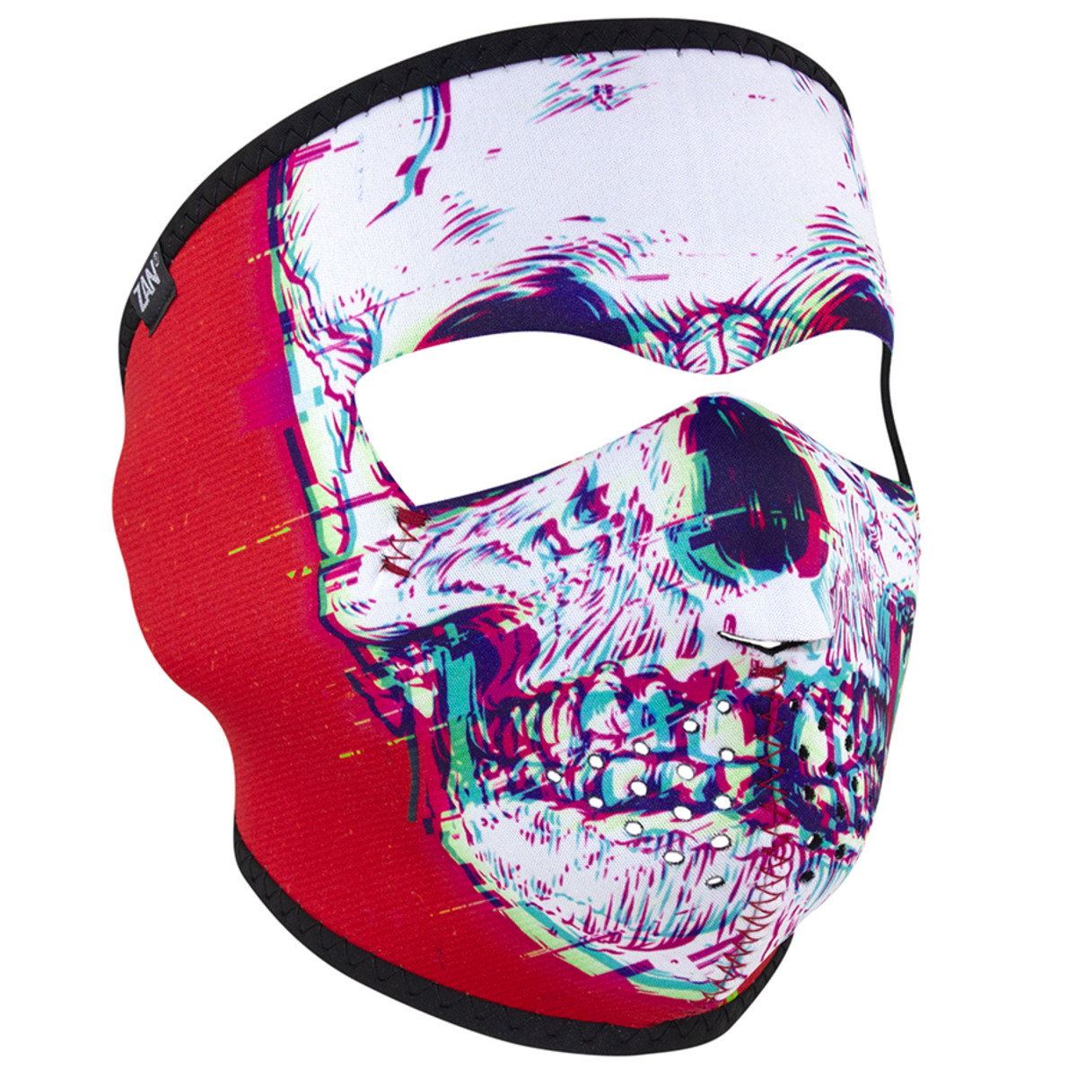 Full Mask Neoprene Glitch Skull