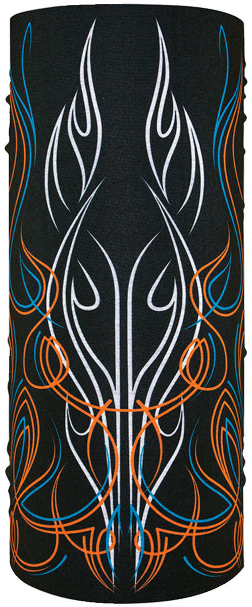 Motley Tube Polyester Pinstripe Flame