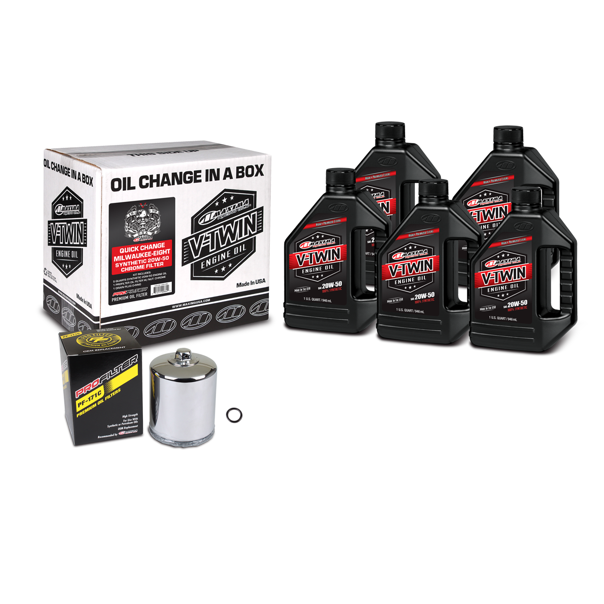 V-Twin Quick Change Kit Syn Chr Filter