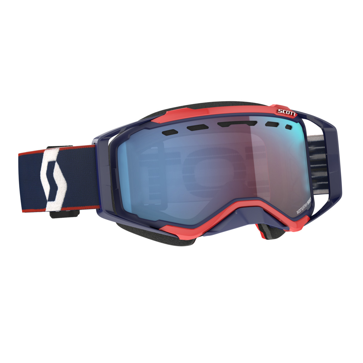 Prospect Snow Blue/Red / Blue Chrome