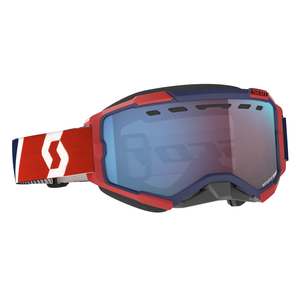 Fury Snow Red/Blue / Blue Chrome