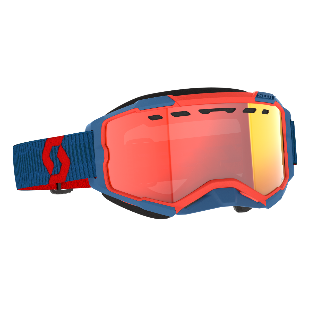 Fury Sno Blue/Neon Red Ls Red Chrm