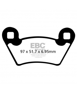 Fa354R R Brk Pad Polaris 325+