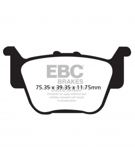 Fa373X R Brk Pad Hondatrx420 450 650 680