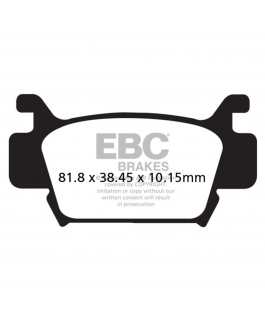 Fa410X Fr/R Brkpad Hondatrx500/680/700Xx