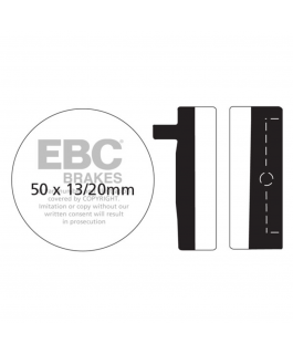 Fa12 Brk Pads Honda Cb450/750/Vfr1200 16