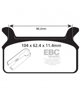 Fa201Hh Brk Pad Flt Flhr 86-99